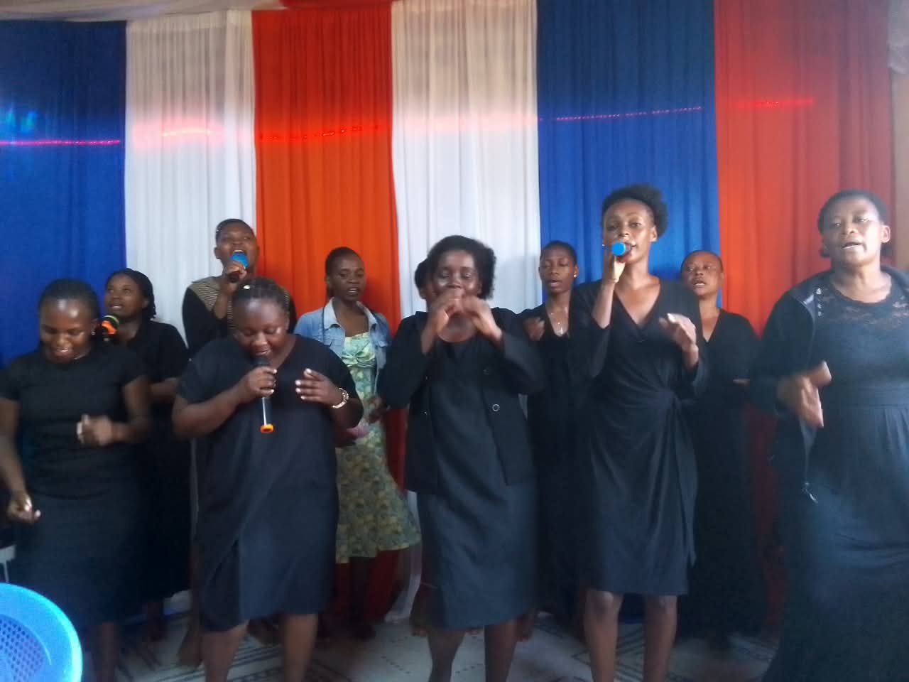 The JPP praise team singing